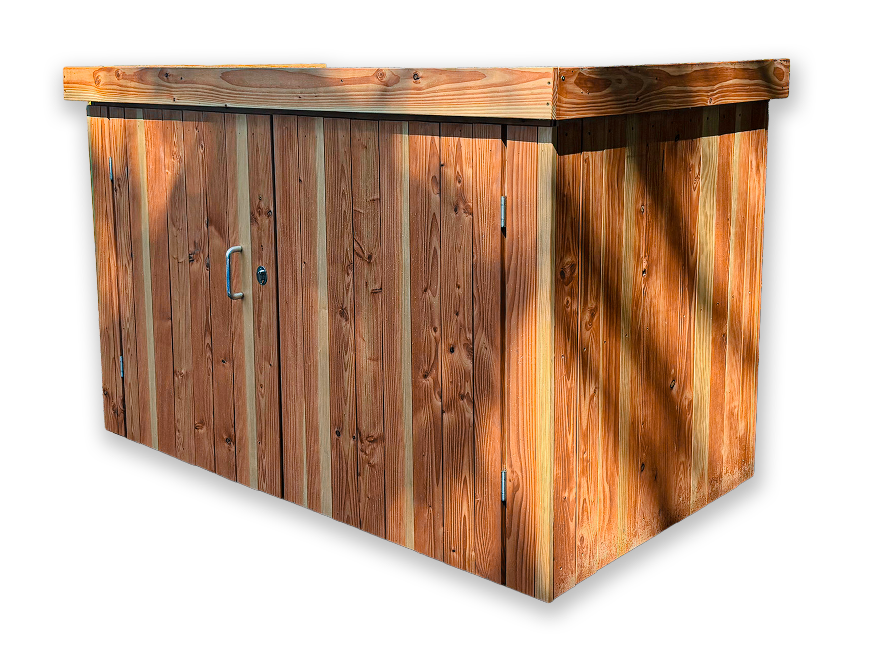 Front Garden Low Profile Compact Eco Wooden Bike Shed