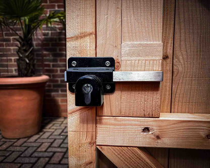 Secure Bike Shed Steel Bolt Anti-Theft
