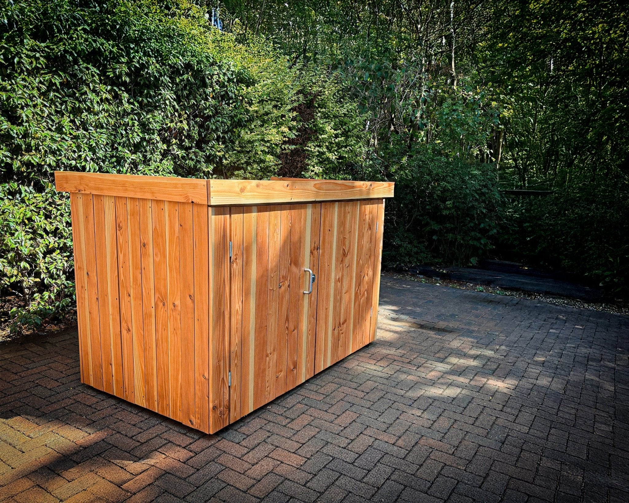 Timber Bike Shed in Osmo UV Protection Oil